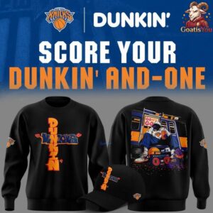 New York Knicks Collab Dunkin Limited Edition Sweatshirt 1