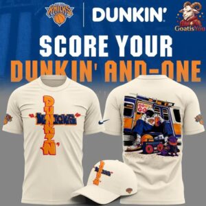 New York Knicks Collab Dunkin Limited Edition T Shirt 4