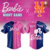 New York Mets Barbie Night Game 2026 Baseball Jersey