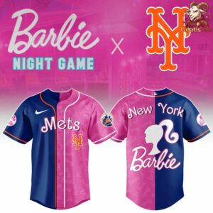 New York Mets Barbie Night Game 2026 Baseball Jersey