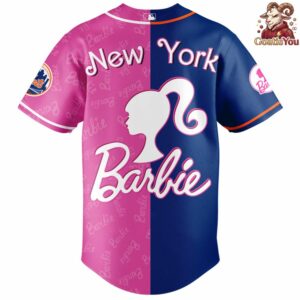 New York Mets Barbie Night Game 2026 Baseball Jersey 3