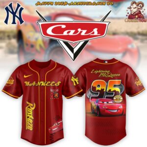 New York Yankees Collab Cars 20th Anniversary Baseball Jersey 1