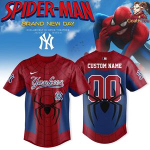 New York Yankees x Spider-Man Brand New Day Limited Edition Baseball Jersey