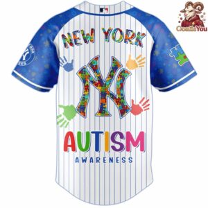 New York Yankess Autism Awareness Day 2026 Jersey 3