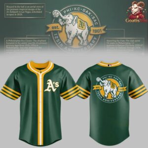 Oakland Athletics 125th Anniversary Limited Edition Baseball Jersey 1