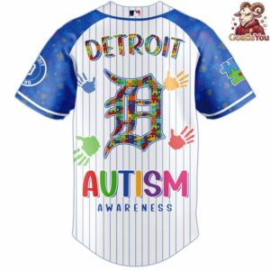 Official Style Detroit Tigers Autism Awareness 2026 Baseball Jersey 3