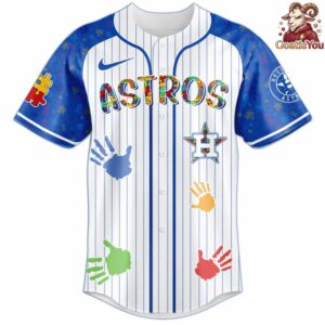 Official Style Houston Astros Autism Awareness 2026 Baseball Jersey 2