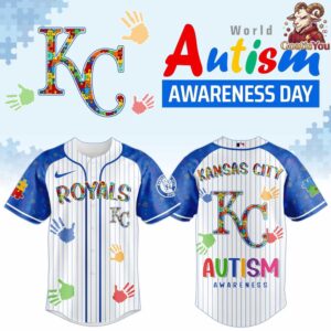 Official Style Kansas City Royals Autism Awareness 2026 Baseball Jersey 1