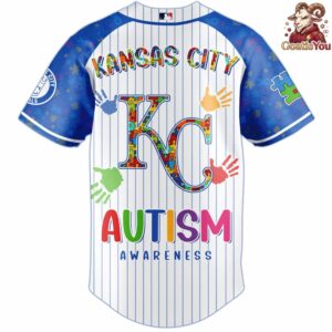Official Style Kansas City Royals Autism Awareness 2026 Baseball Jersey 3