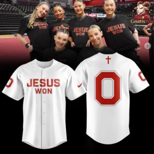 Ohio State Buckeyes Jesus Won 2026 Baseball Jersey 3