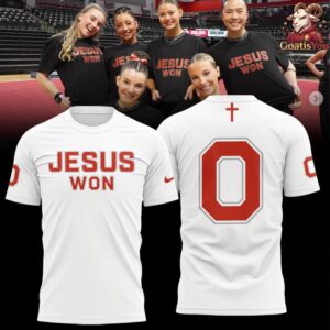 Ohio State Buckeyes Jesus Won 2026 T Shirt 3