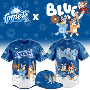 Oklahoma City Comets Bluey Night Special Edition Baseball Jersey