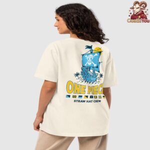 One Piece Straw Hat Crew Oversized Netflix T Shirt 4
