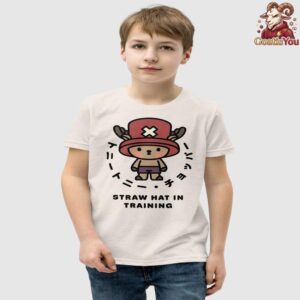 One Piece Straw Hat in Tranning Netflix T Shirt 3