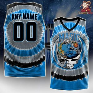 Orlando Magic Collab Grateful Dead Special Edition Basketball Jersey 1