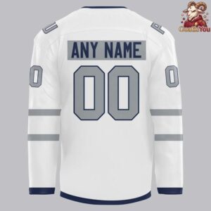 Penn State Nittany Lions Men's Hockey 2026 Wear White Hockey Jersey 3