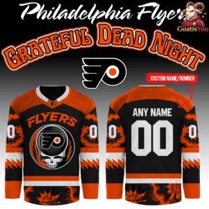 Philadelphia Flyers Collab Grateful Dead Night 2026 Hockey Jersey