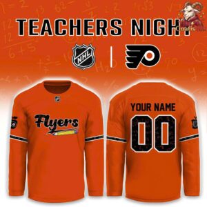 Philadelphia Flyers Teacher Appreciation Night NHL Hockey Jersey