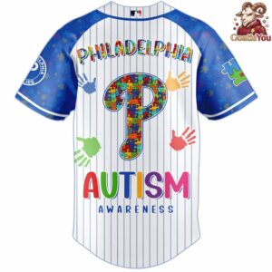 Philadelphia Phillies Autism Awareness Day 2026 Jersey 3