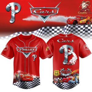 Philadelphia Phillies x Cars 20th Anniversary Limited Edition Baseball Jersey