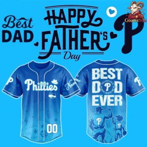 Philadelphia Phillies x Happy Father’s Day 2026 Baseball Jersey