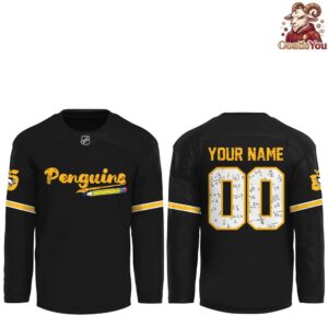 Pittsburgh Penguins Teacher Appreciation Night NHL Hockey Jersey 2
