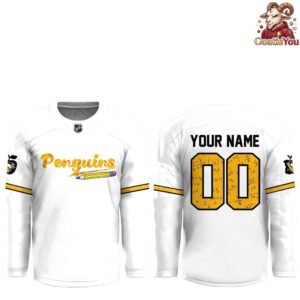Pittsburgh Penguins Teacher Appreciation Night NHL Hockey Jersey 4