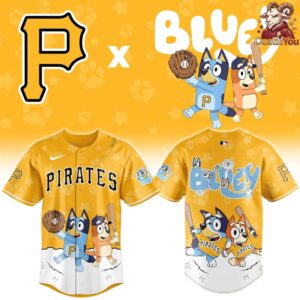 Pittsburgh Pirates Bluey Night Special Edition Baseball Jersey 2