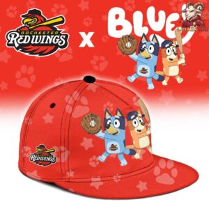 Rochester Red Wings Bluey Night Special Edition Baseball Jersey 3