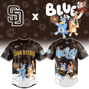 San Diego Padres Bluey Night Special Edition Baseball Jersey 2