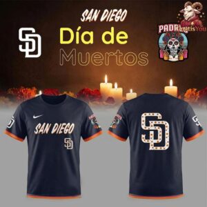 San Diego Padres Dia de los Muertos Edition T Shirt 2