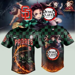 San Diego Padres x Demon Slayer Special Edition Baseball Jersey