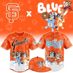 San Francisco Giants Bluey Night Special Edition Baseball Jersey 1