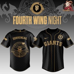 San Francisco Giants Fourth Wing Night 2026 Baseball Jersey