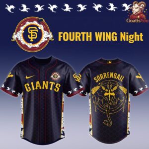 San Francisco Giants Fourth Wing Night 2026 Baseball Jersey 3