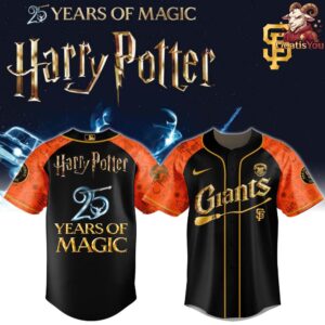 San Francisco Giants x Harry Potter 25 Years of Magic MLB Baseball Jersey 2