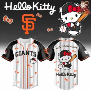 San Francisco Giants x Helllo Kitty 2026 Baseball Jersey 1