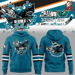 San Jose Sharks x The Future Is Teal Night 2026 Hoodie