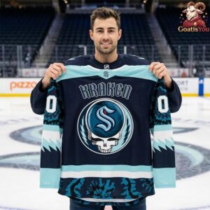 Seattle Kraken Collab Grateful Dead Night 2026 Hockey Jersey