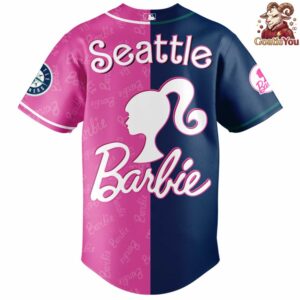 Seattle Mariners Barbie Night Game 2026 Baseball Jersey 3