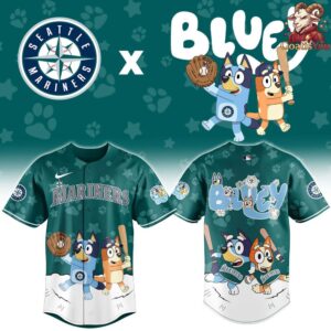 Seattle Mariners Bluey Night Special Edition Baseball Jersey 2