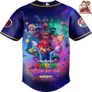 Seattle Mariners Super Mario Galaxy Movie Baseball Jersey 3