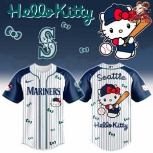 Seattle Mariners x Helllo Kitty 2026 Baseball Jersey 4