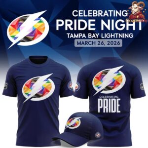 Tampa Bay Lightning Celebrating Pride Night 2026 Limited T Shirt 3