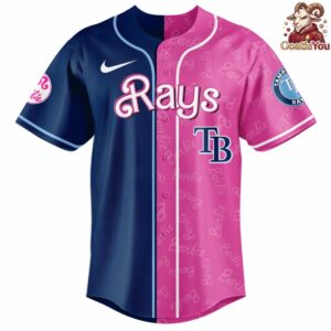 Tampa Bay Rays Barbie Night Game 2026 Baseball Jersey 2