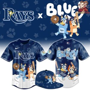 Tampa Bay Rays Bluey Night Special Edition Baseball Jersey 1