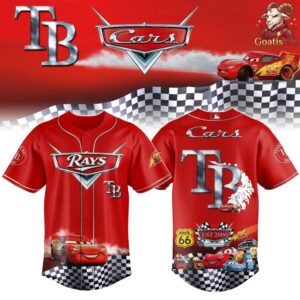 Tampa Bay Rays x Cars 20th Anniversary Limited Edition Baseball Jersey