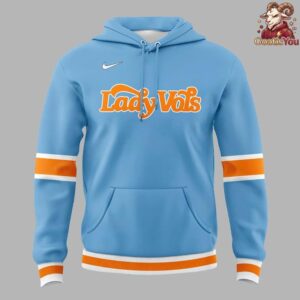 Tennessee Lady Volunteers Basketball Summitt Blue Hoodie 2