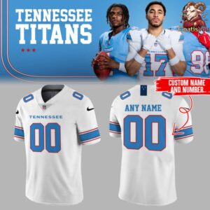 Tennessee Titans 2026 Vapor F.U.S.E. Sewn Down White Jersey