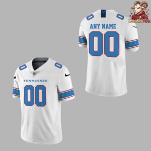 Tennessee Titans 2026 Vapor FUSE Sewn Down White Jersey 2